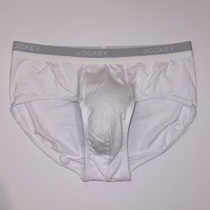 Jockey Ultimate Breathe Mesh Briefs White Large